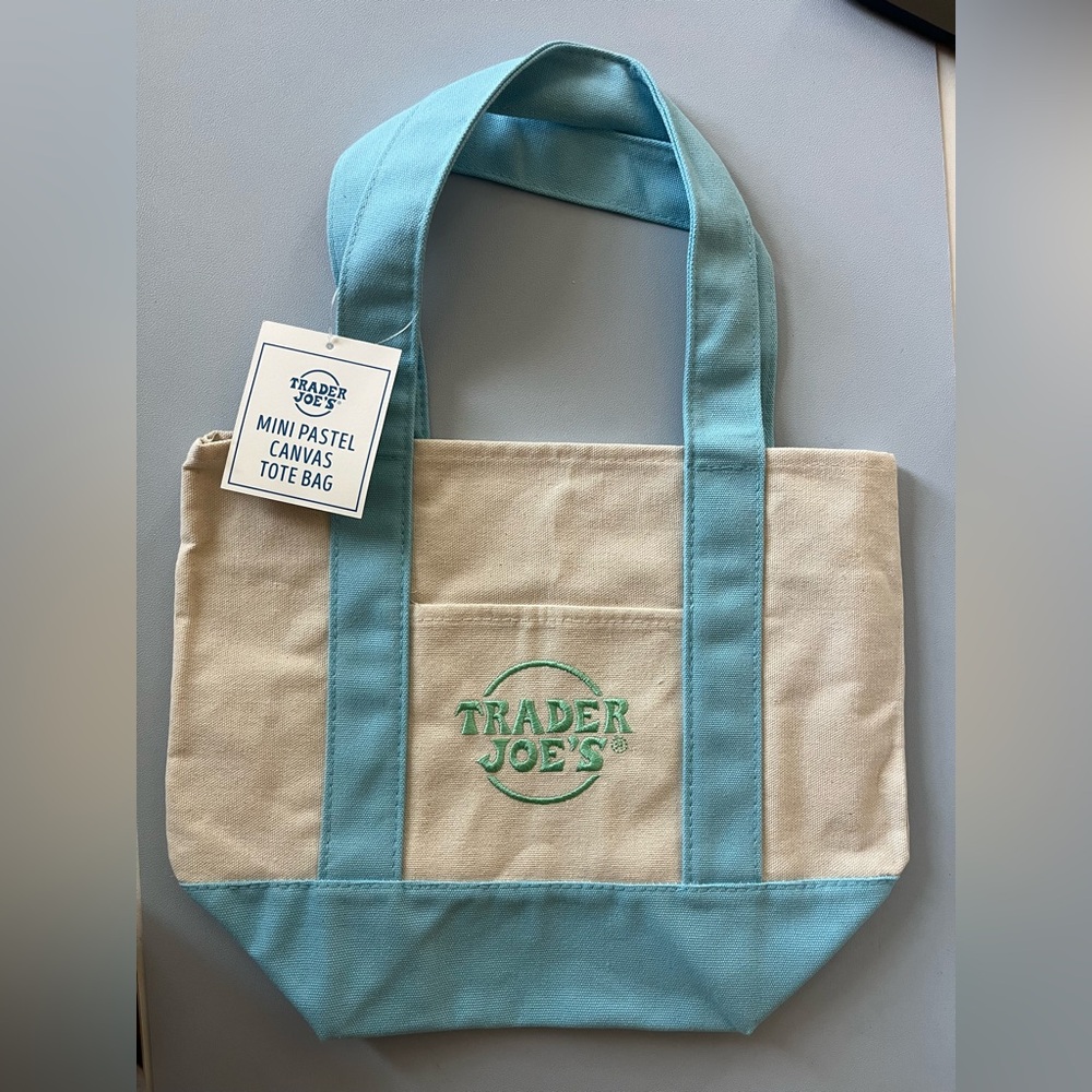 TJs mini canvas tote bag